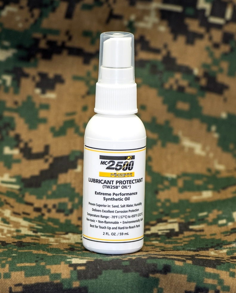 Mil-Comm MC2500 Weapons Oil 2 Ounce Spray Bottle AR15 Gear 
