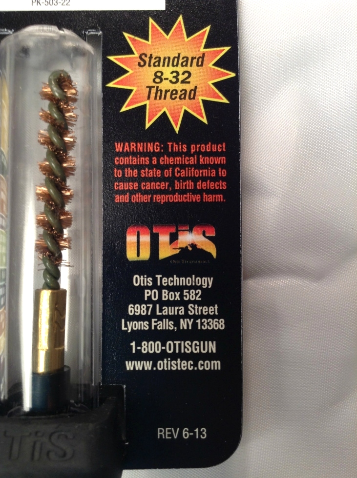 OTIS .22 Cal Cleaning Brush AR15 Gear 