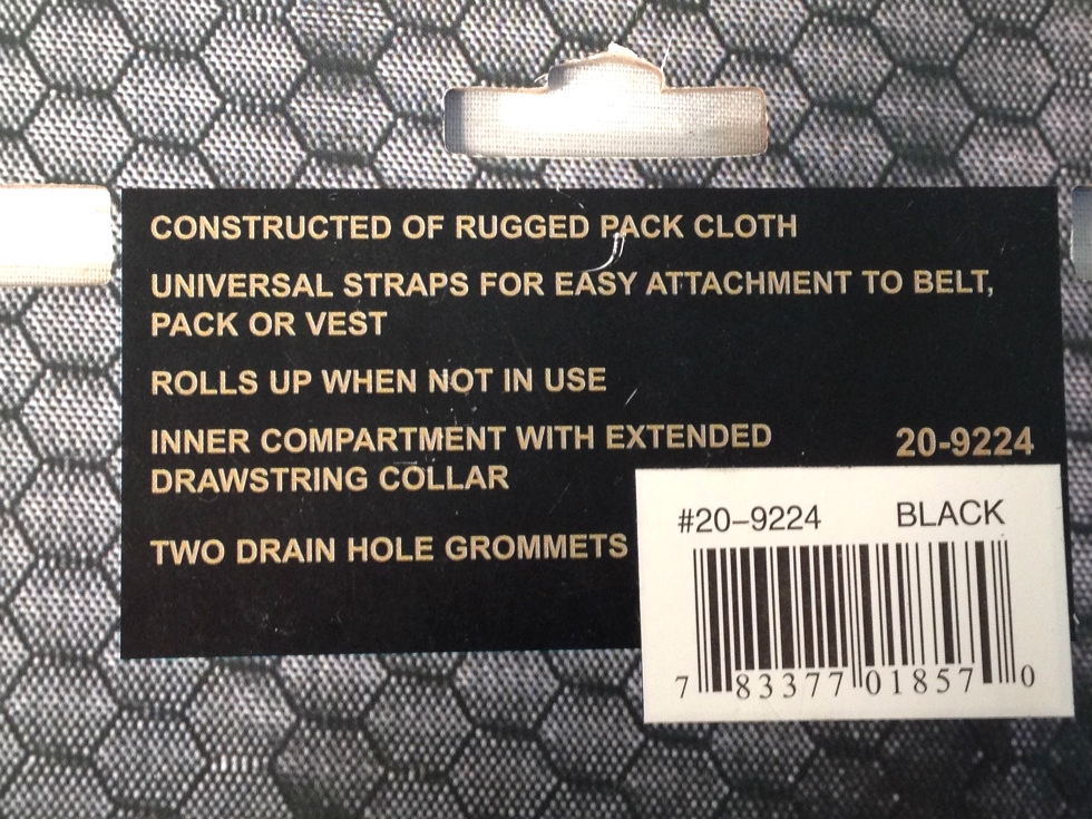 Black Roll Up Dump Bag AR15 Gear 